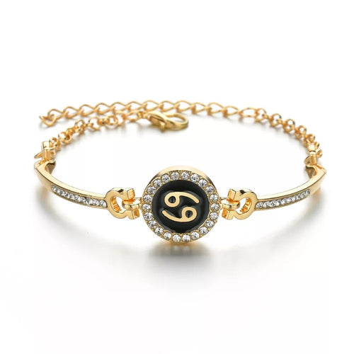 Crystal Zodiac Charm Bracelet
