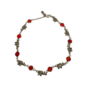 Ruby the Elephant Anklet
