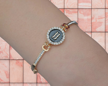 Load image into Gallery viewer, Crystal Zodiac Charm Bracelet