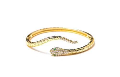 Tempted Serpent Bangle