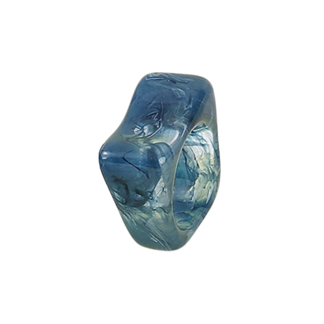Blueberry Jolly Rancher Acrylic Ring